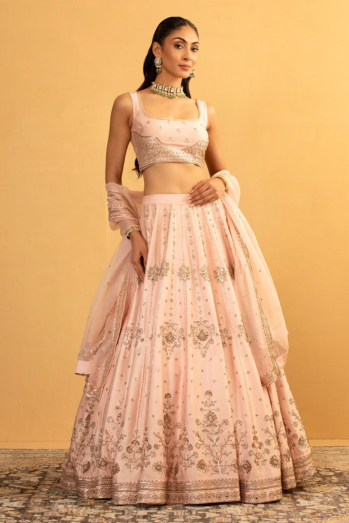 PINK LEHENGA SET