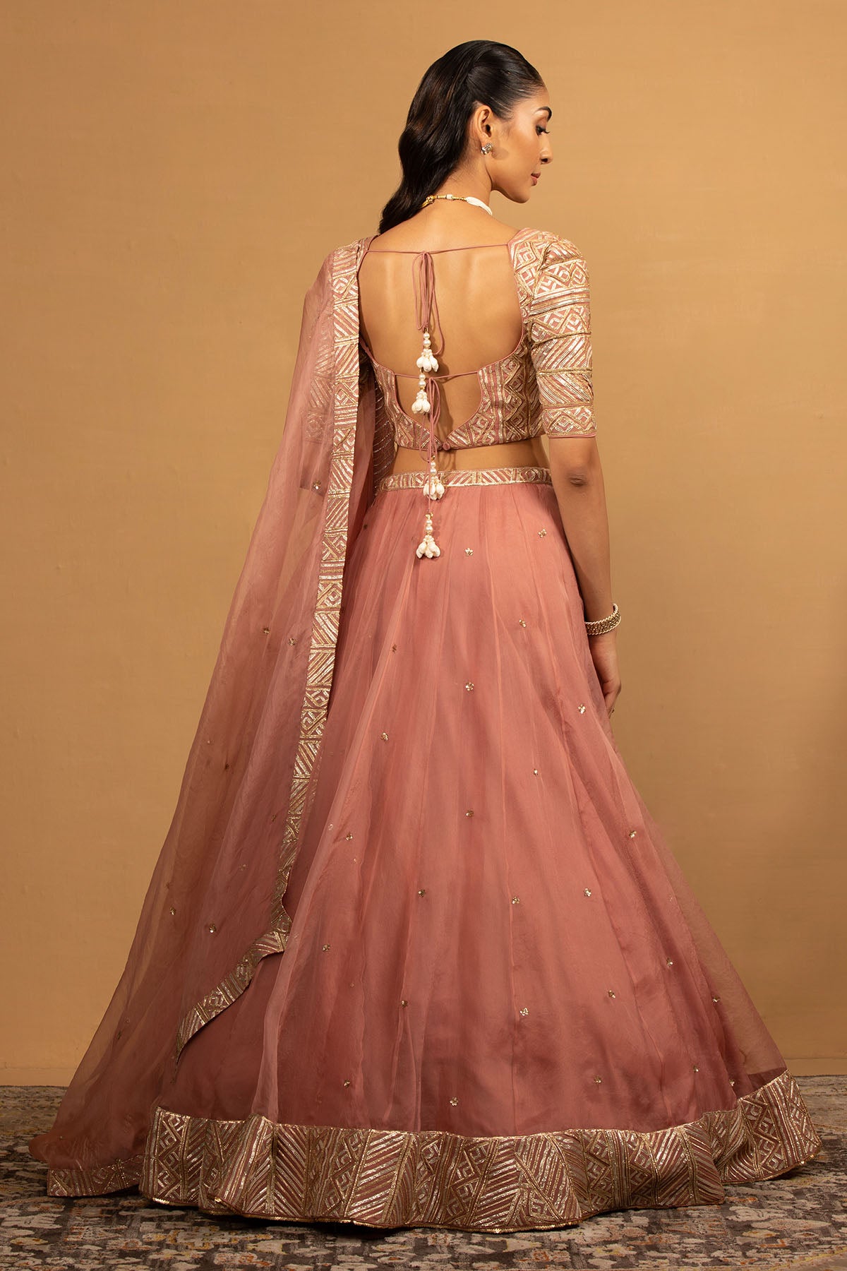 ONION PINK LEHENGA SET