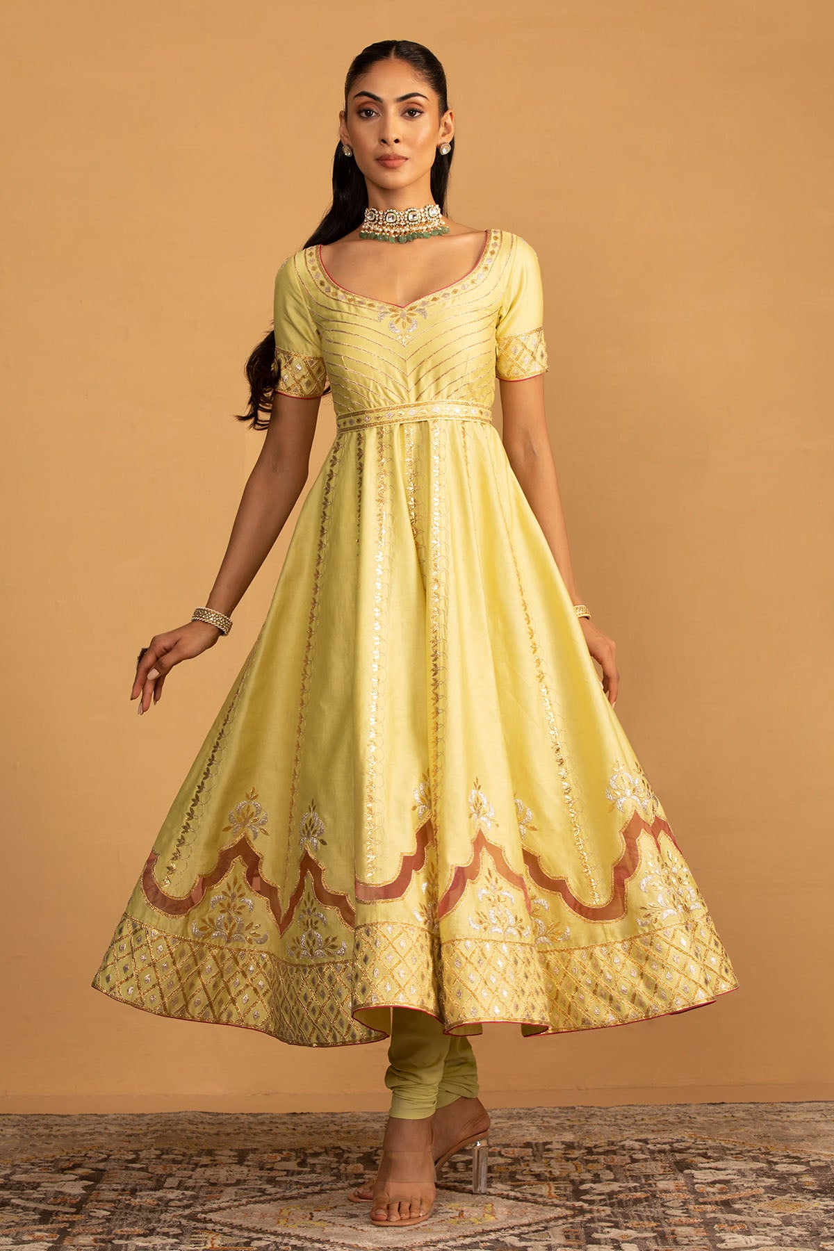 MINT GREEN ANARKALI SET