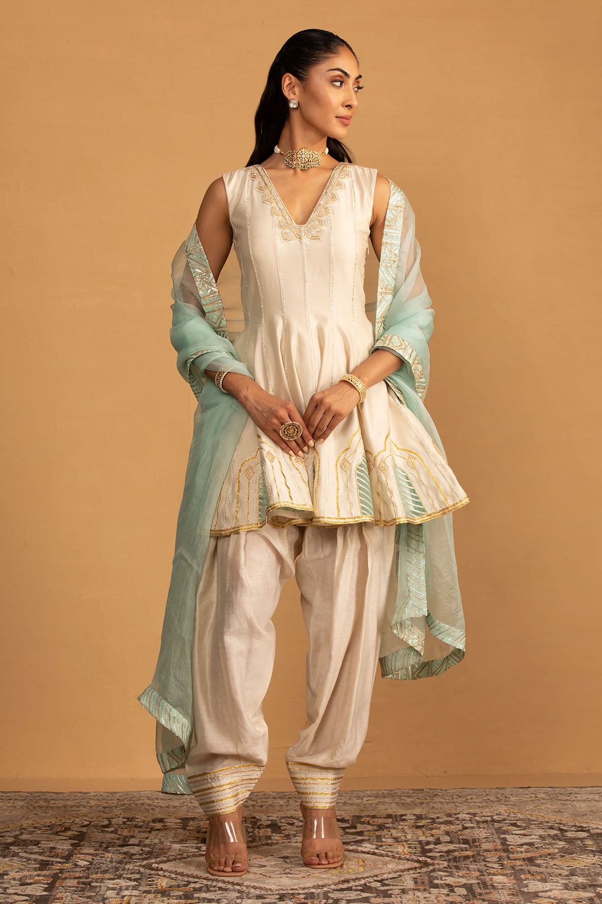 OFFWHITE KURTA SET