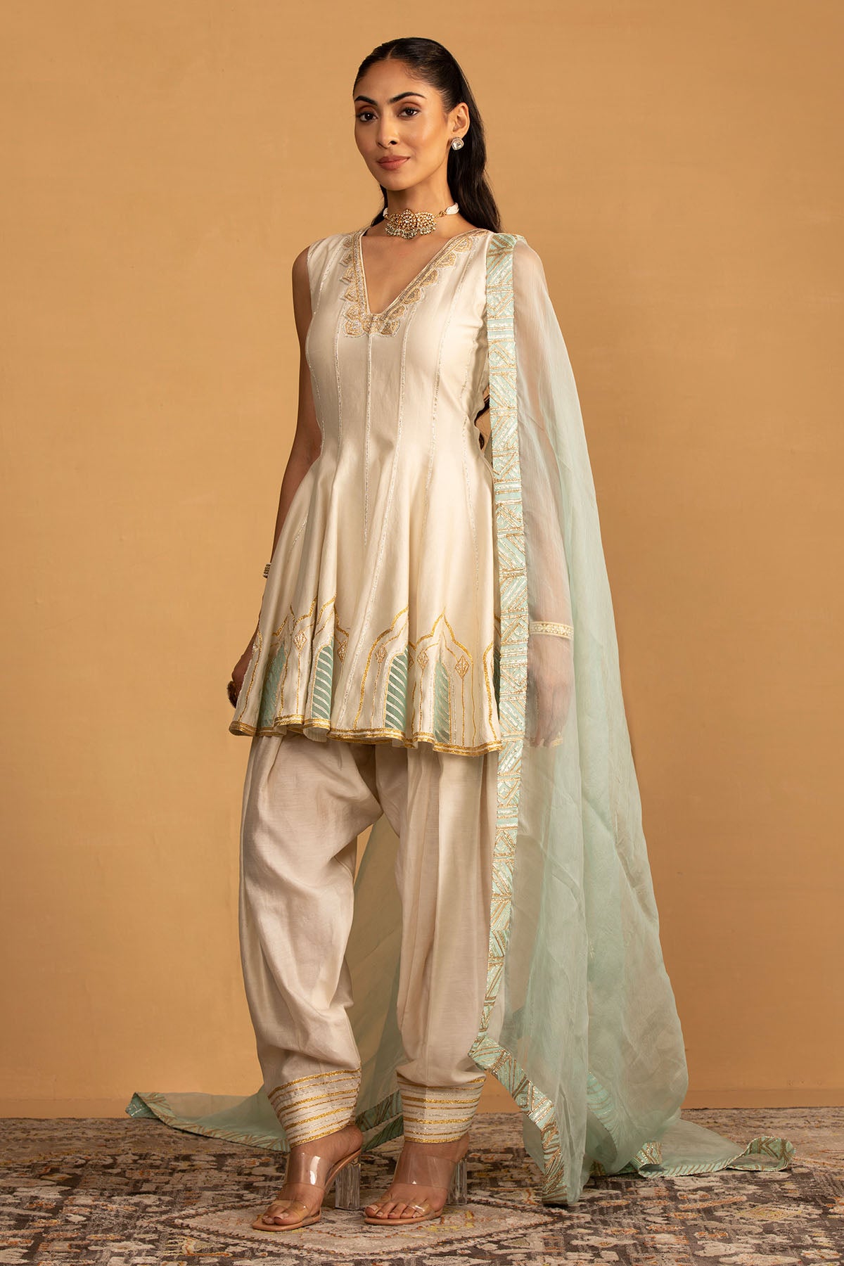 OFFWHITE KURTA SET