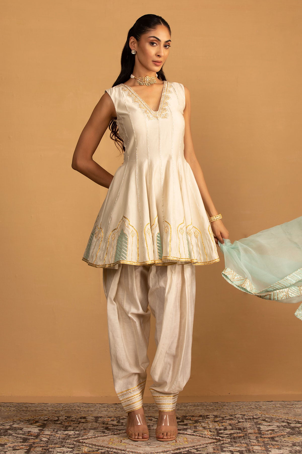 OFFWHITE KURTA SET