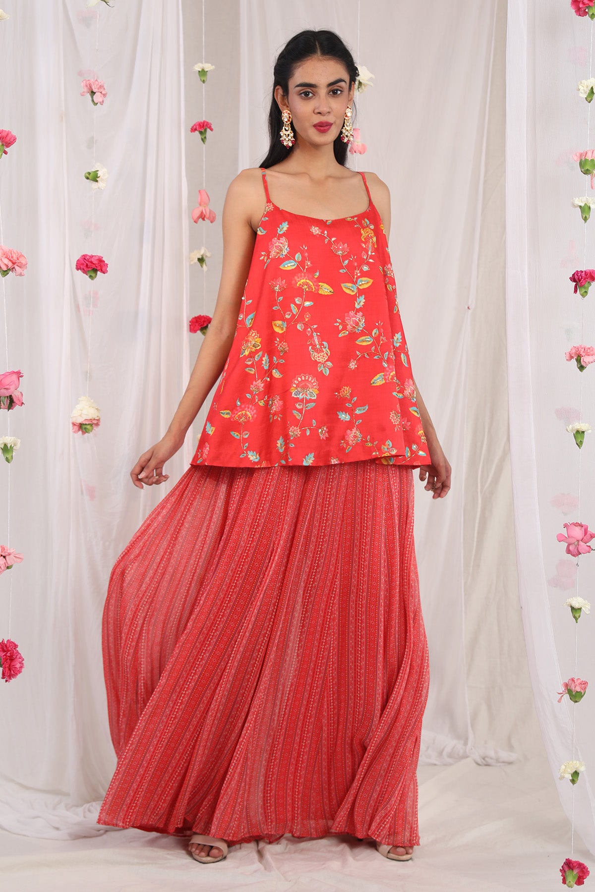 Red Plazzo set