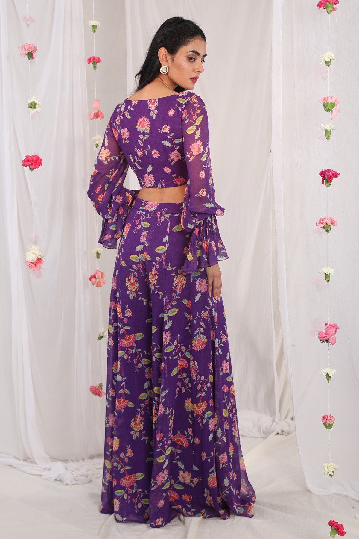 Purple pant & top set