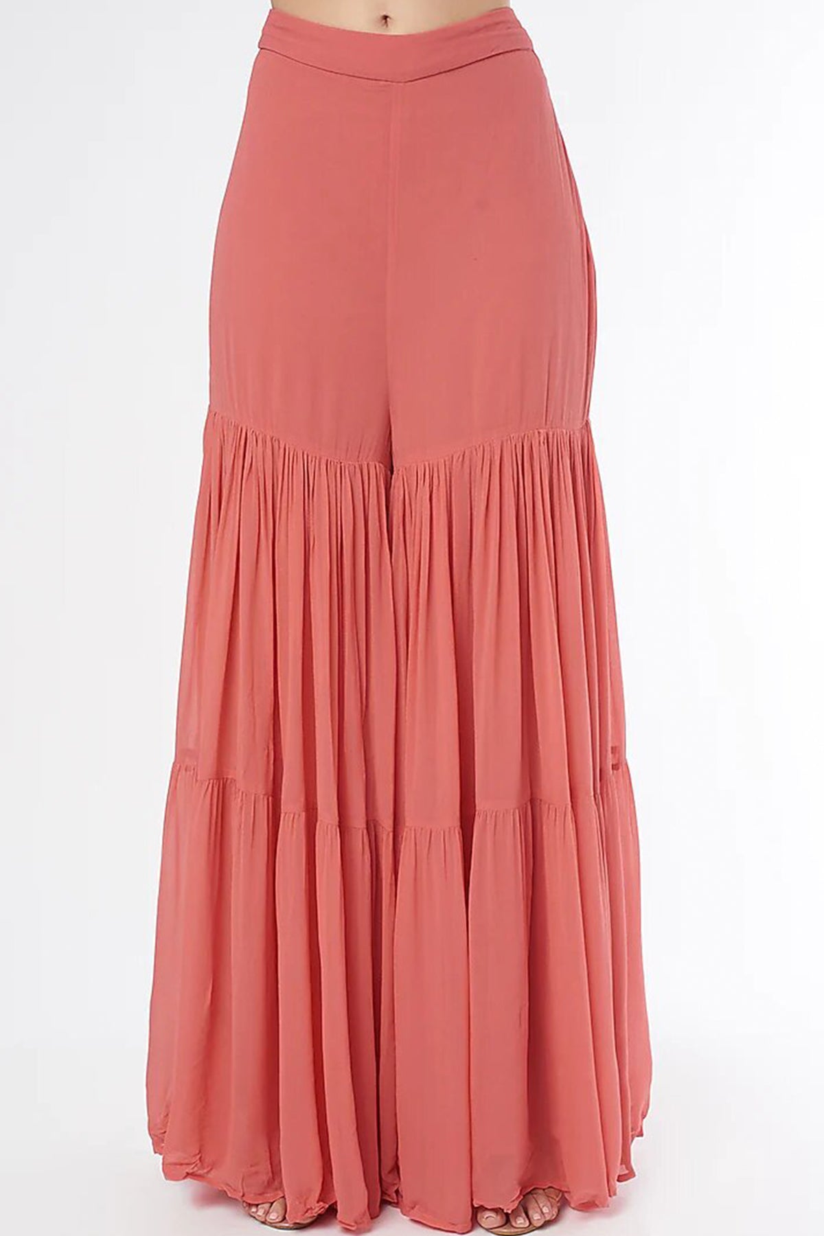 Peplum Kurta with Sharara
