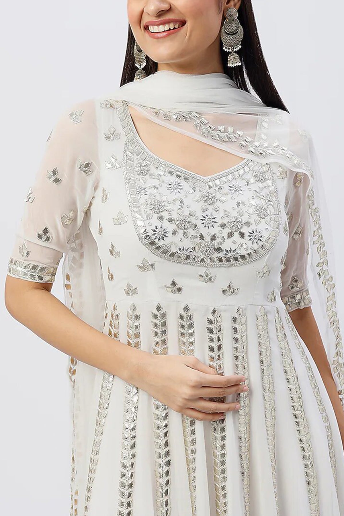 Off White Lehenga Set