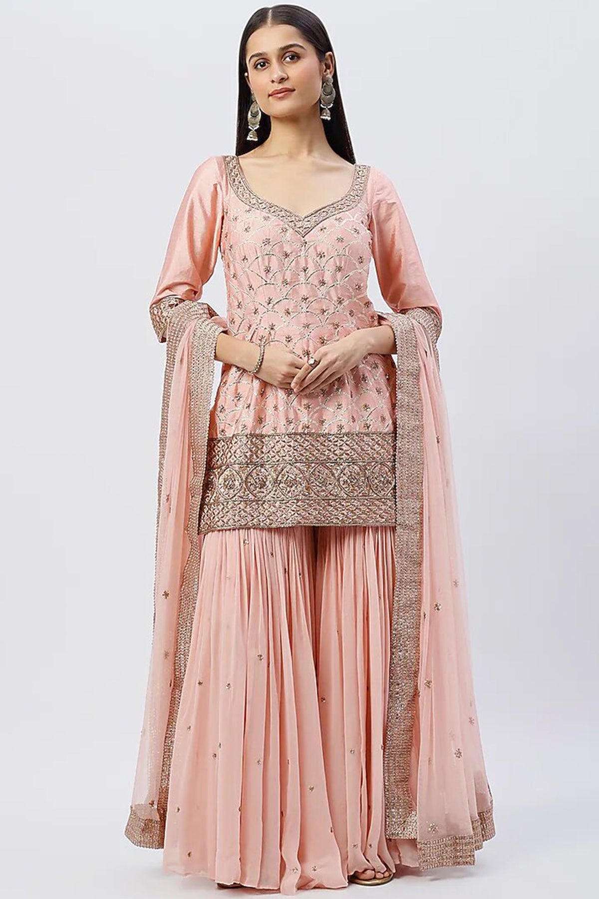 Onion Pink Kurta Set