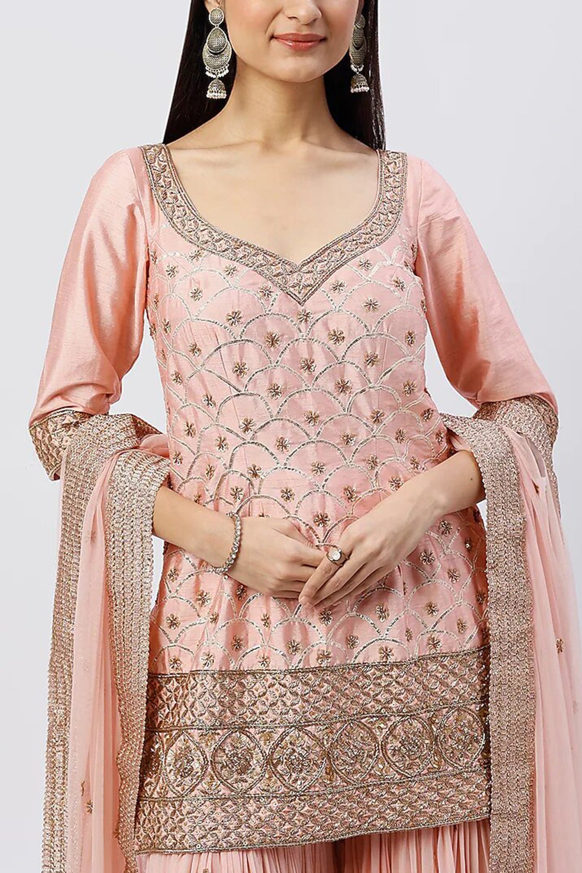 Onion Pink Kurta Set