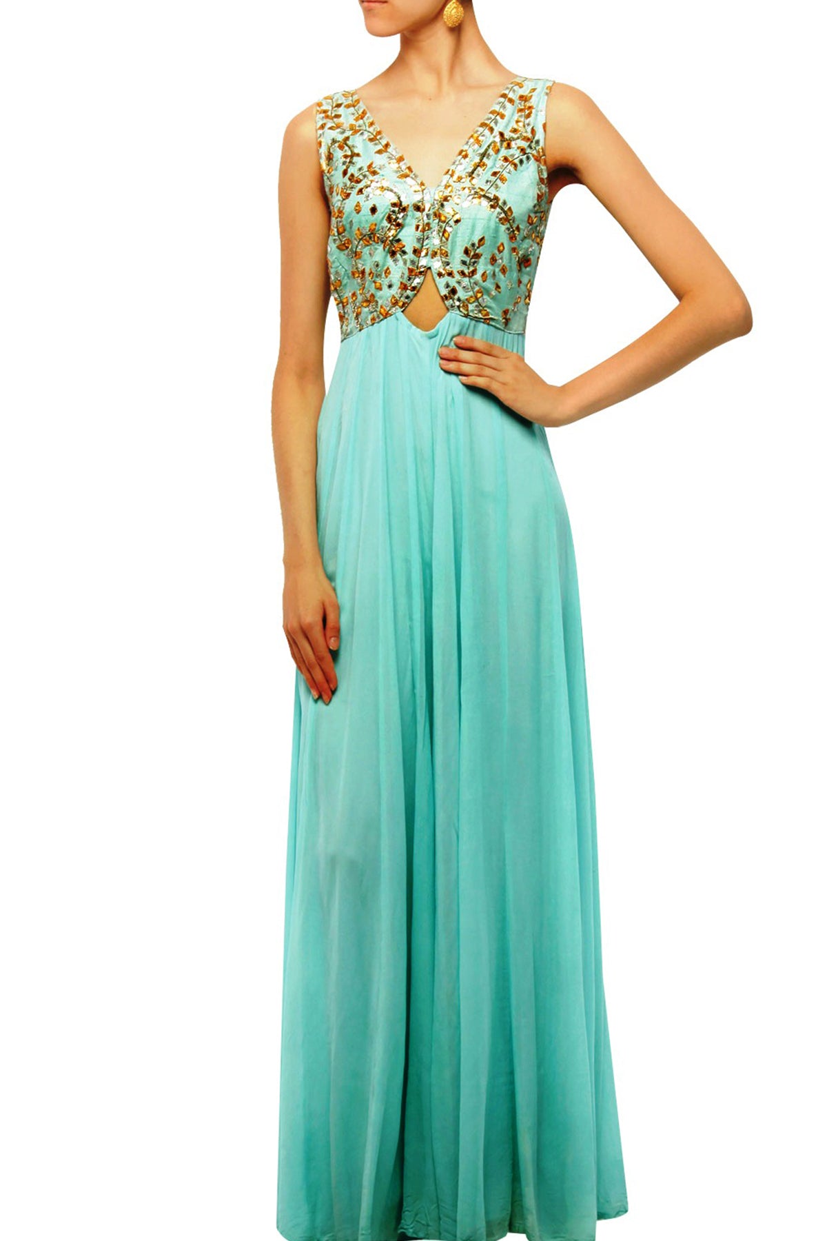 Ice blue Jumpsuti
