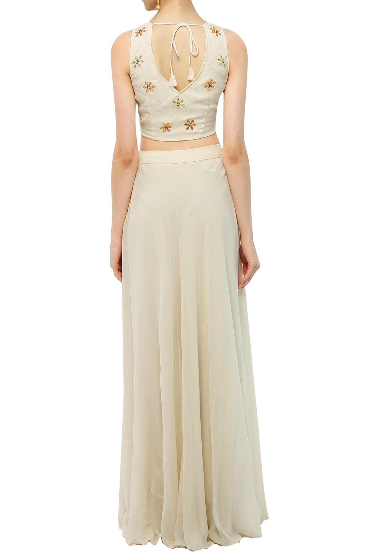 cream Lehenga set
