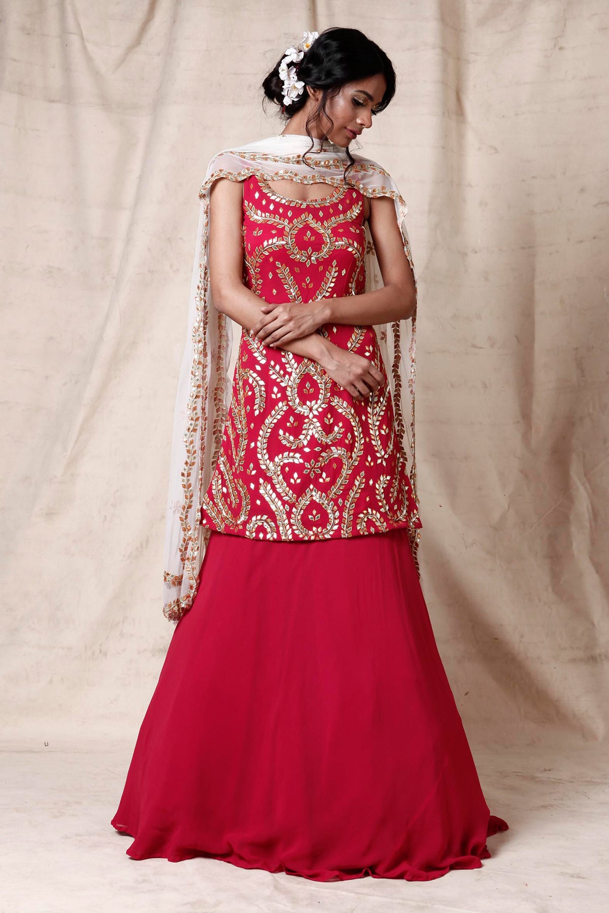 Magenta Lehenga set