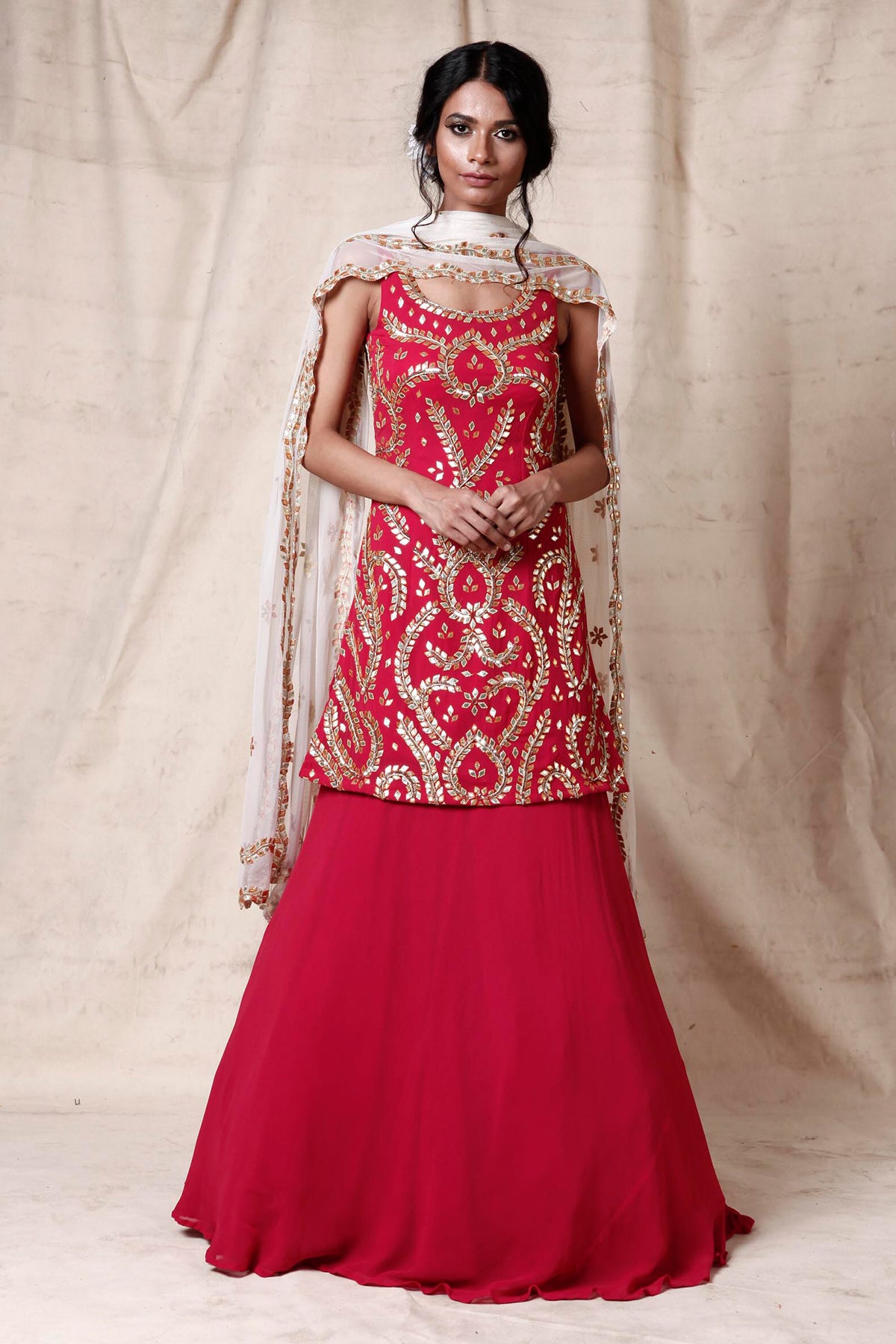 Magenta Lehenga set