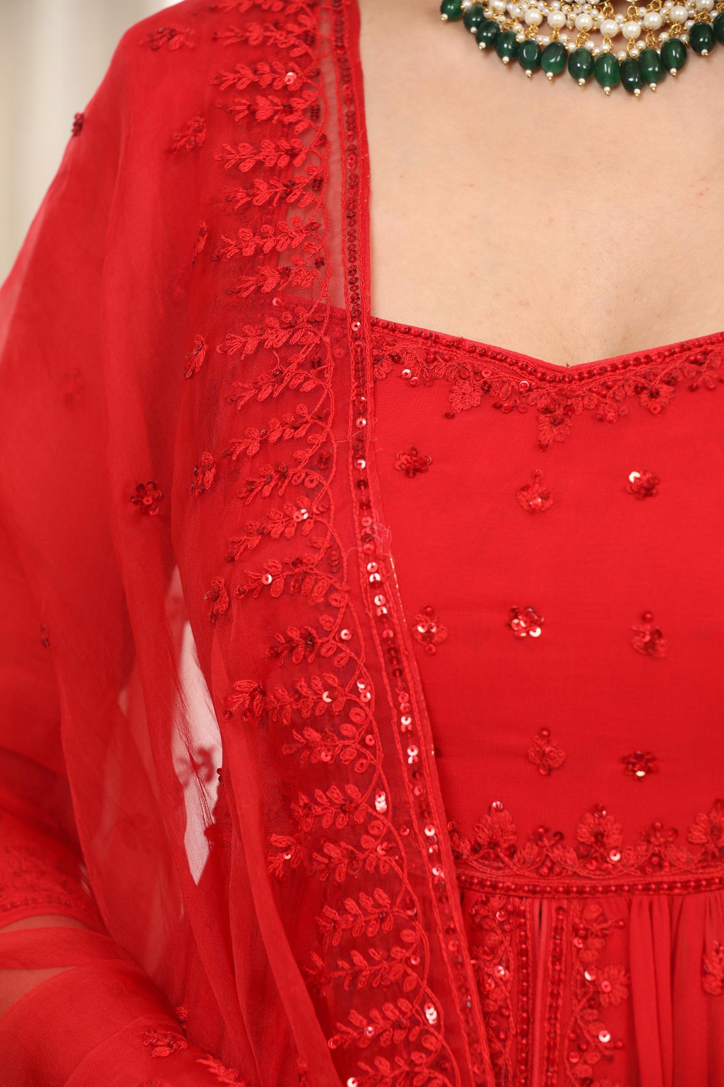 Lal Sharara Set