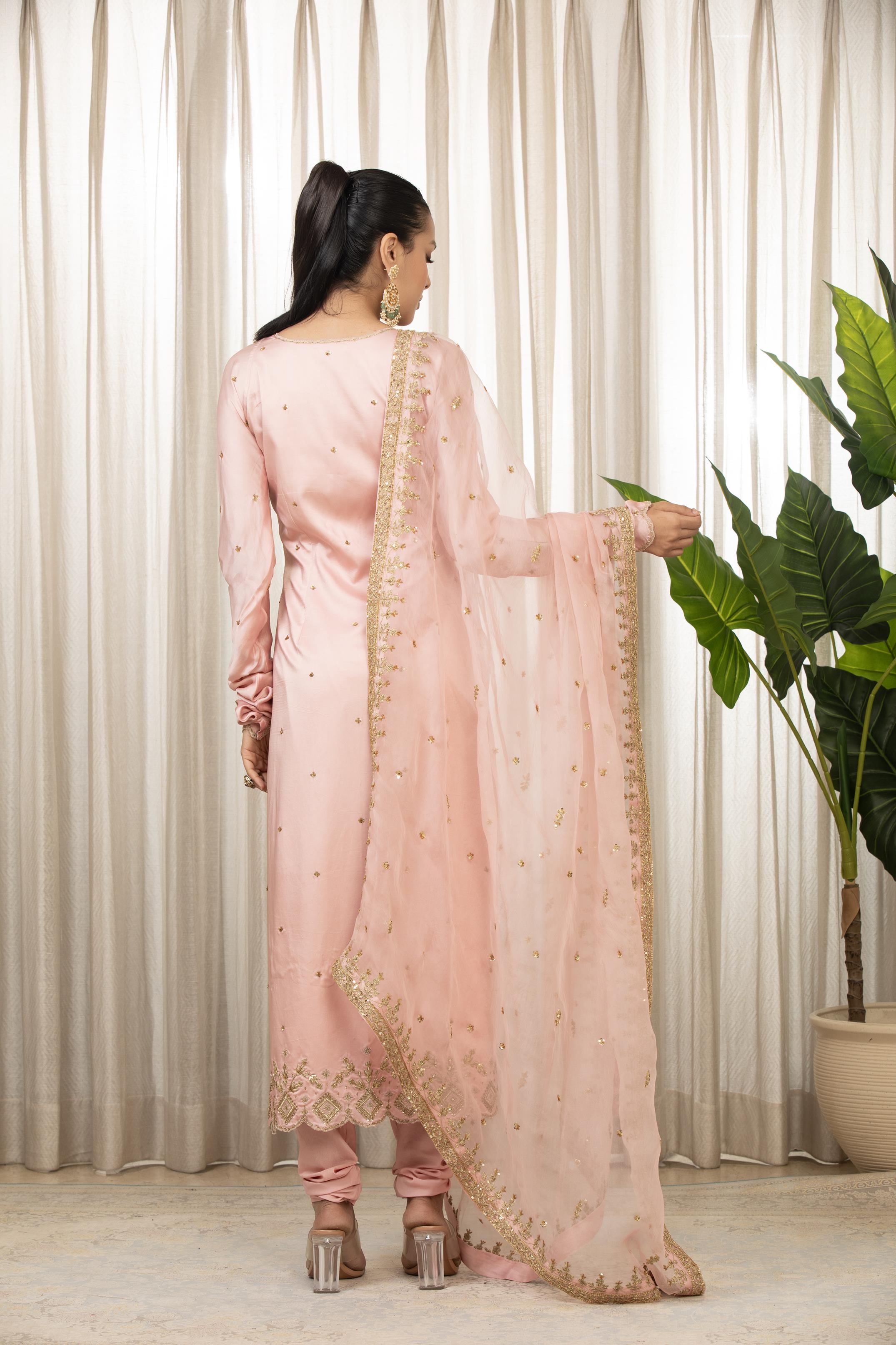 Sonam Pink Kurta Set