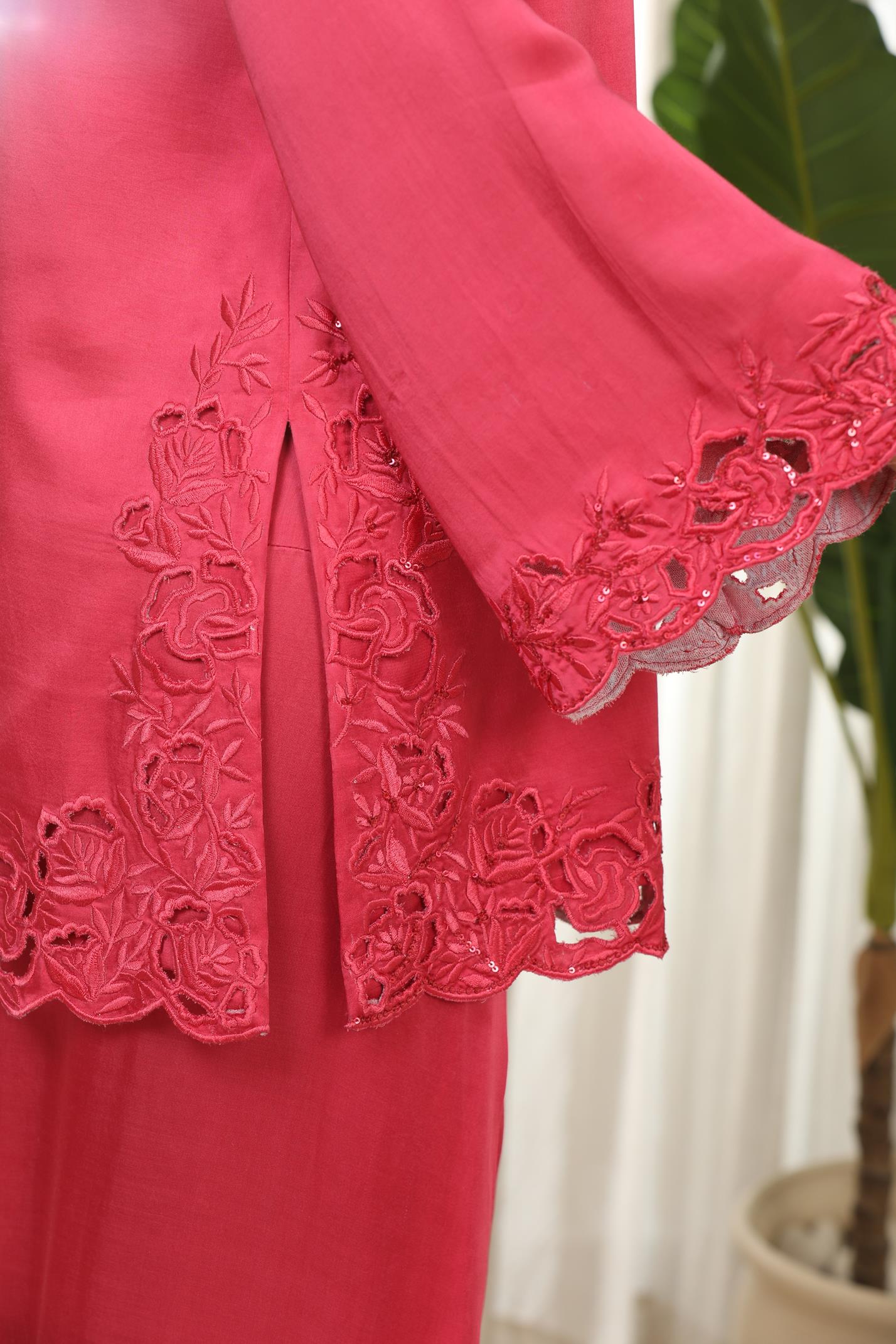 Kashmiri Pink Richa Set