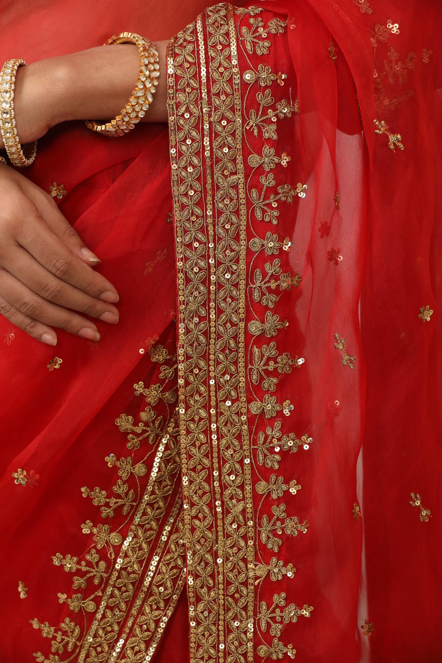 Laal Andaaz Saree Set