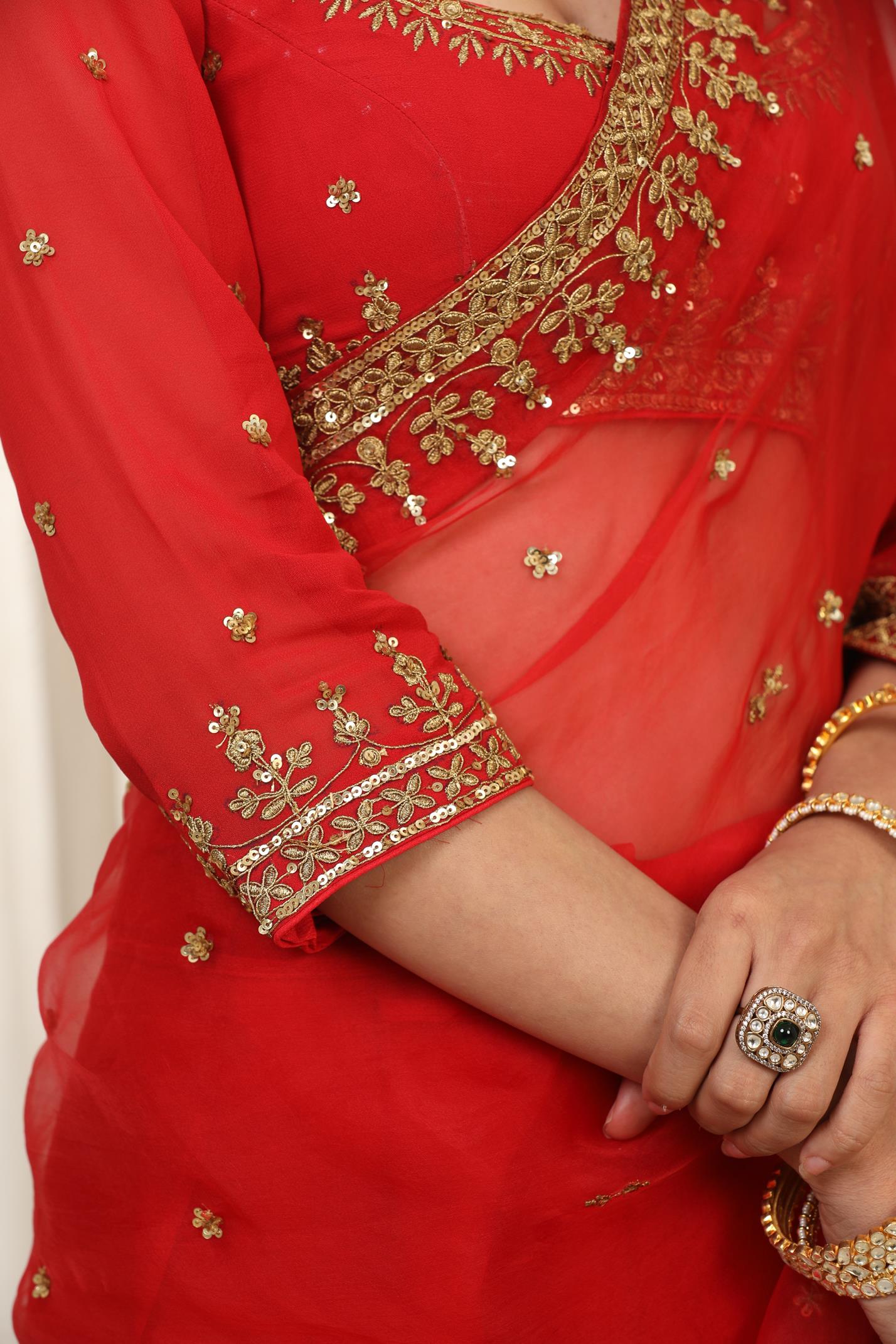 Laal Andaaz Saree Set