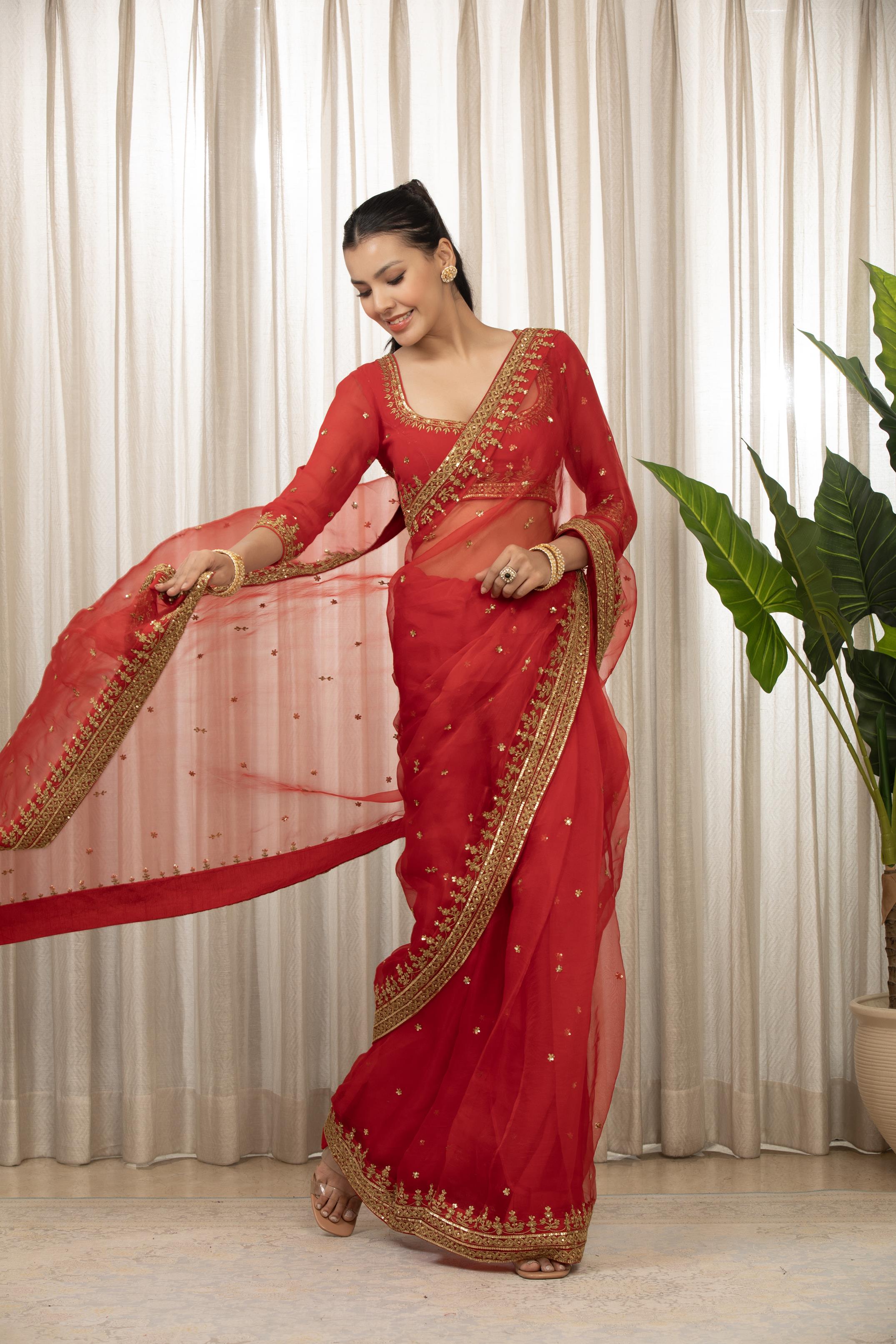 Laal Andaaz Saree Set