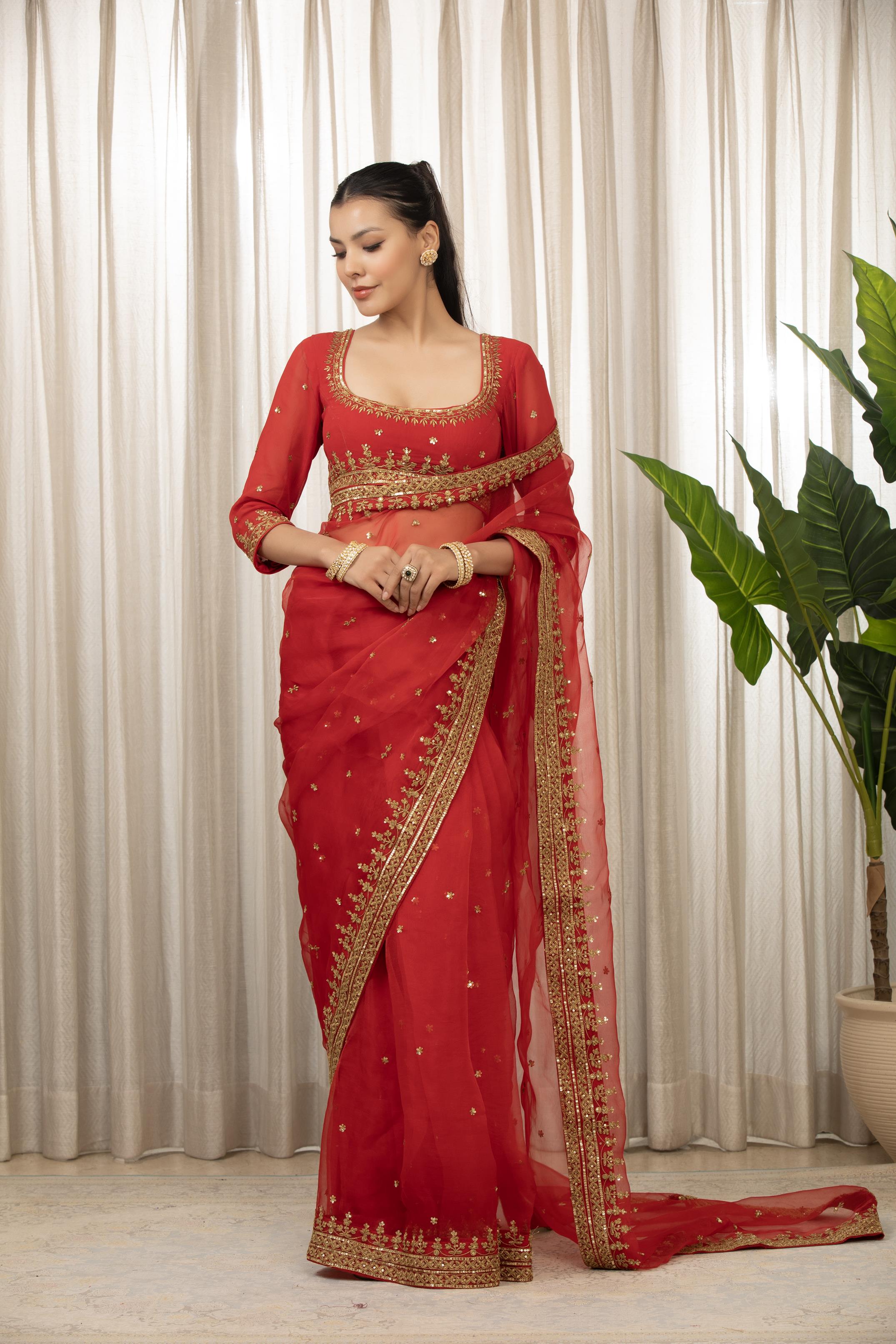 Laal Andaaz Saree Set