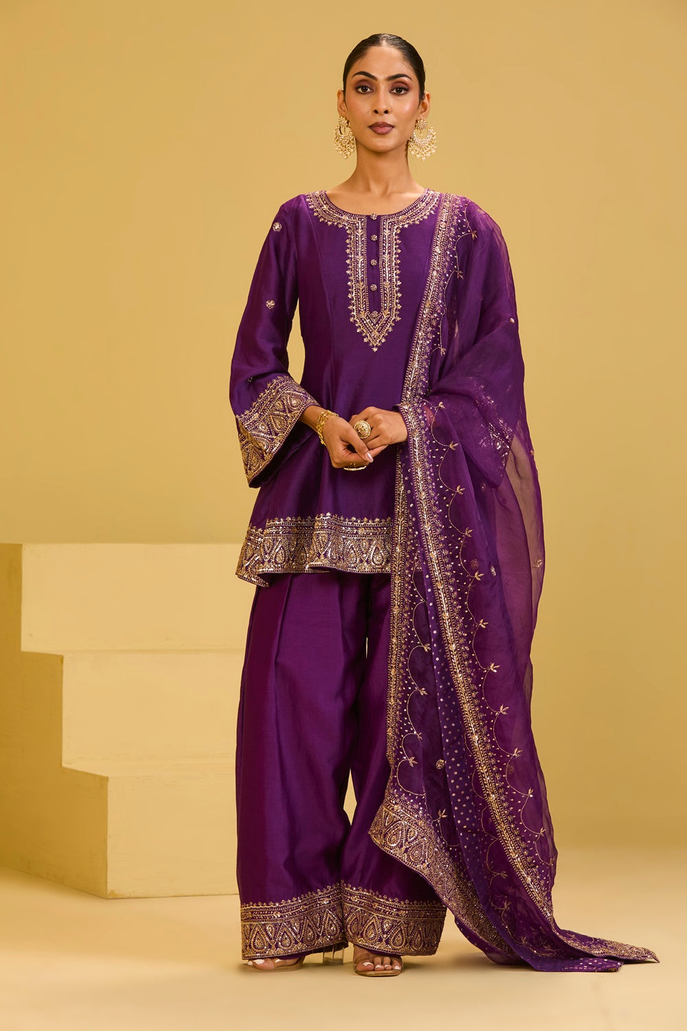 Purple Salwar Set