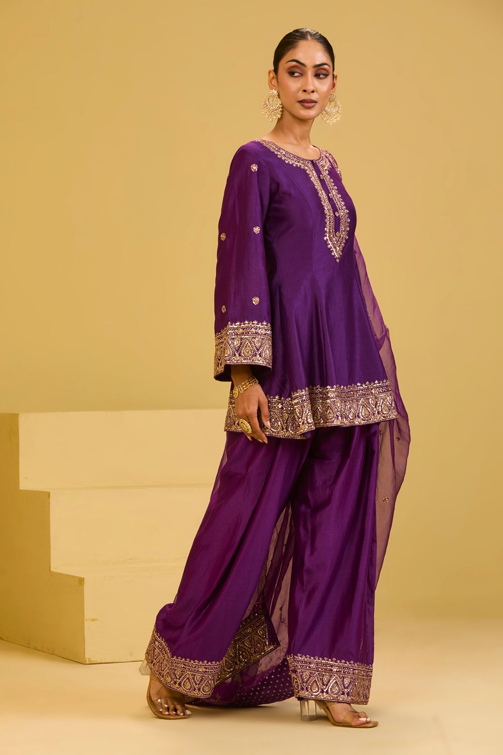 Purple Salwar Set