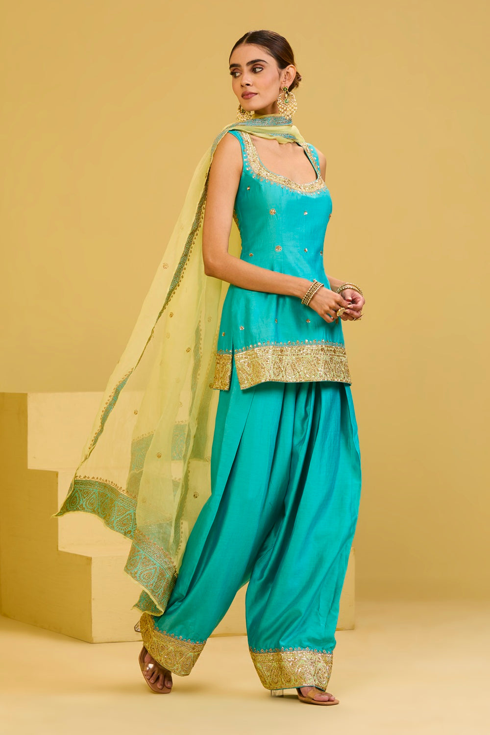Sky Blue Salwar Set
