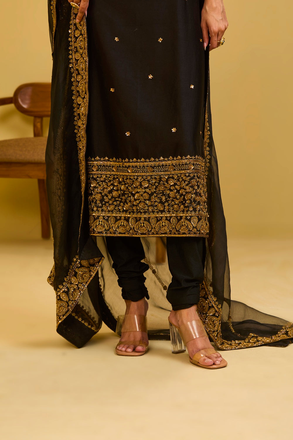 Black Kurta Set