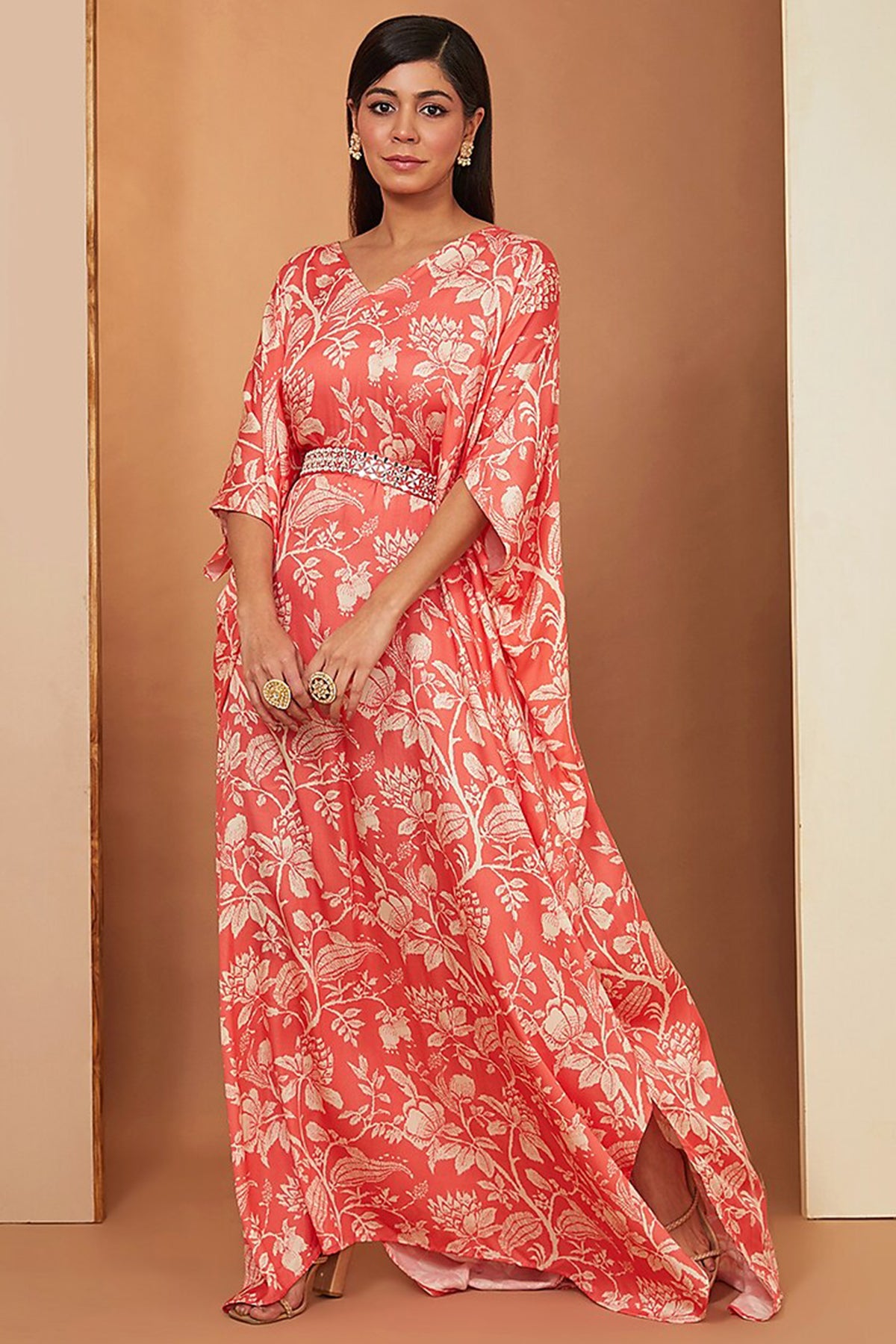 Gajari kaftan set