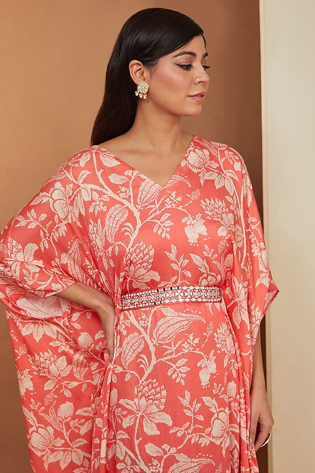 Gajari kaftan set