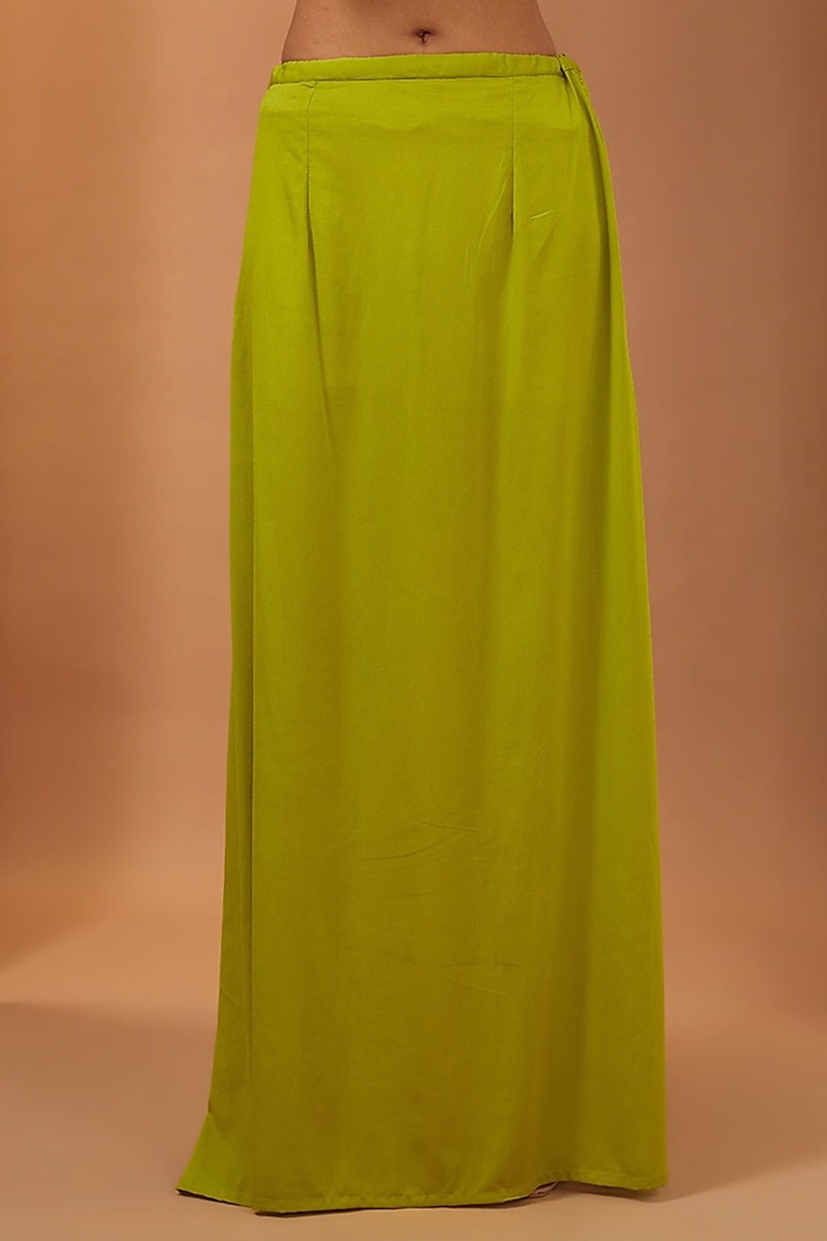 Lemon Yellow organza saree set