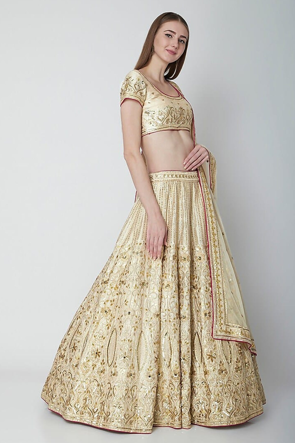 Off white Lehenga set