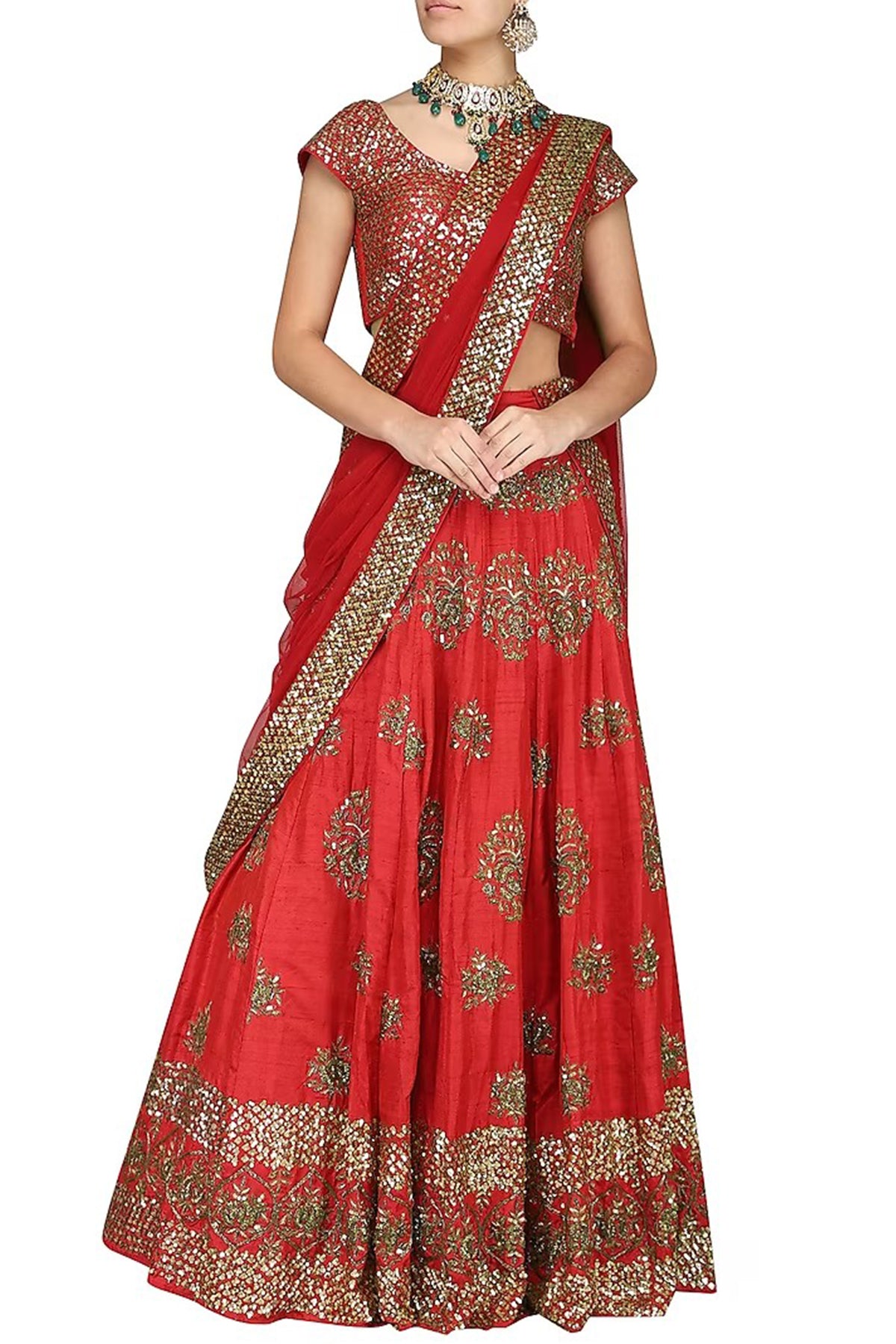 Red Lehenga Set
