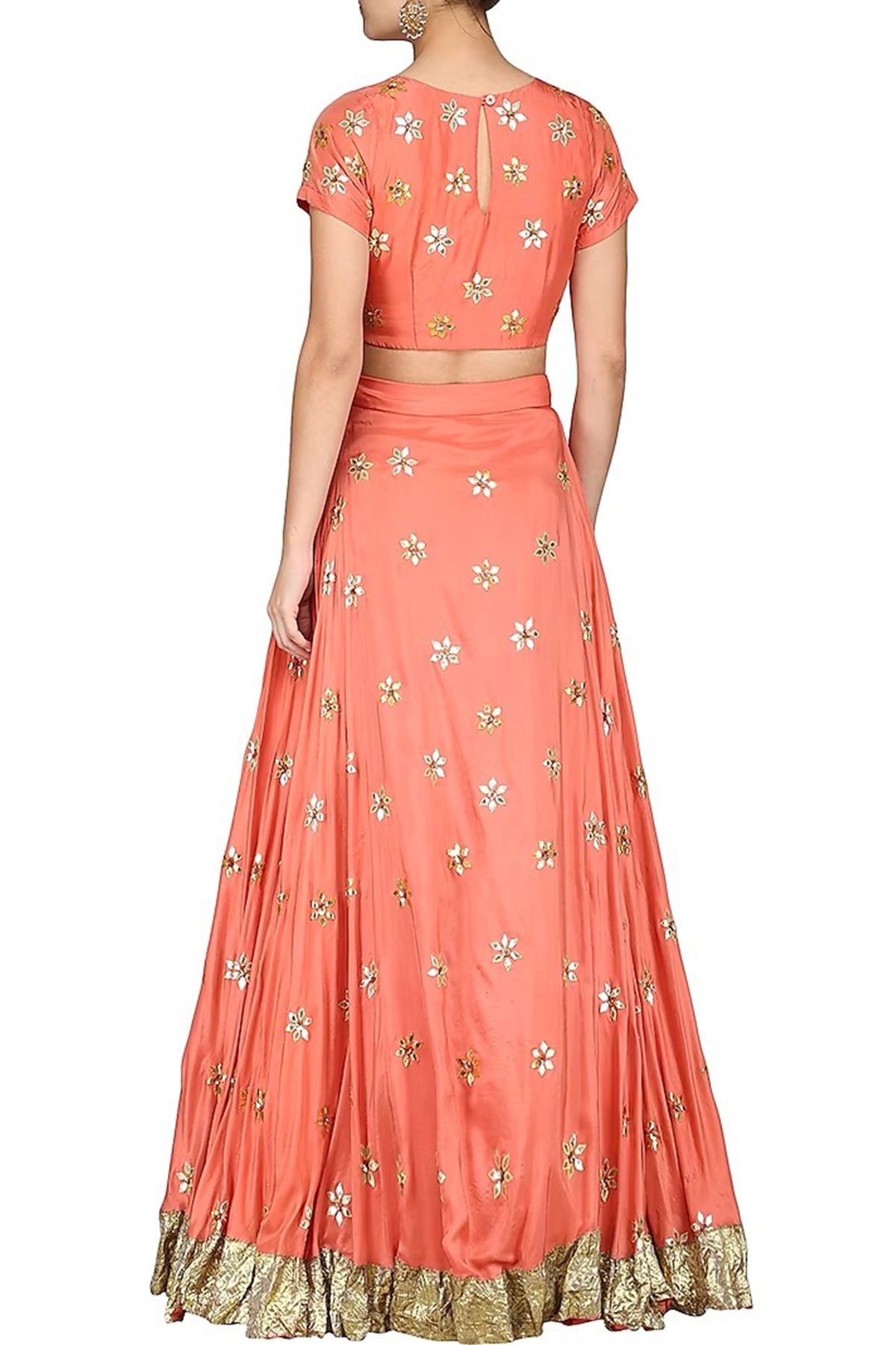 Coral Lehenga set