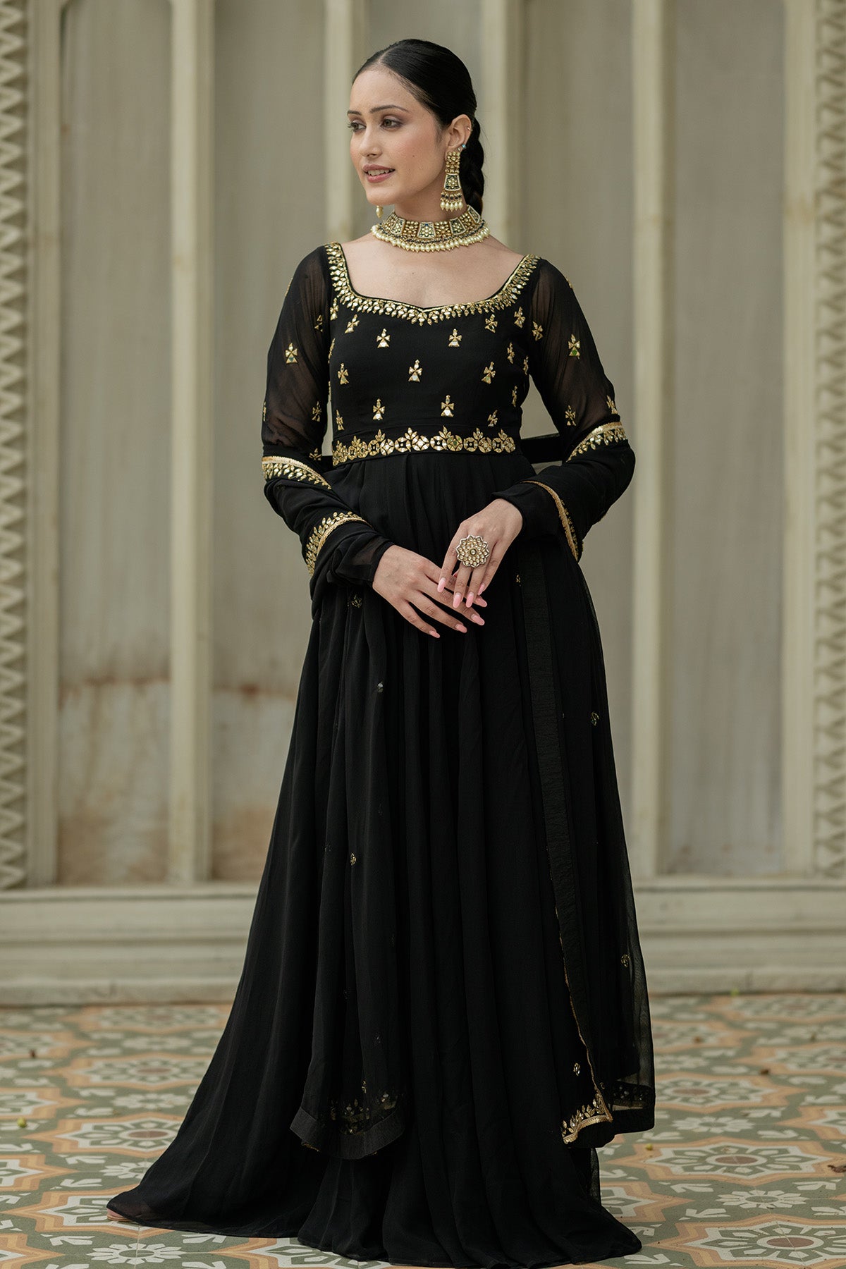 Black Anarkali