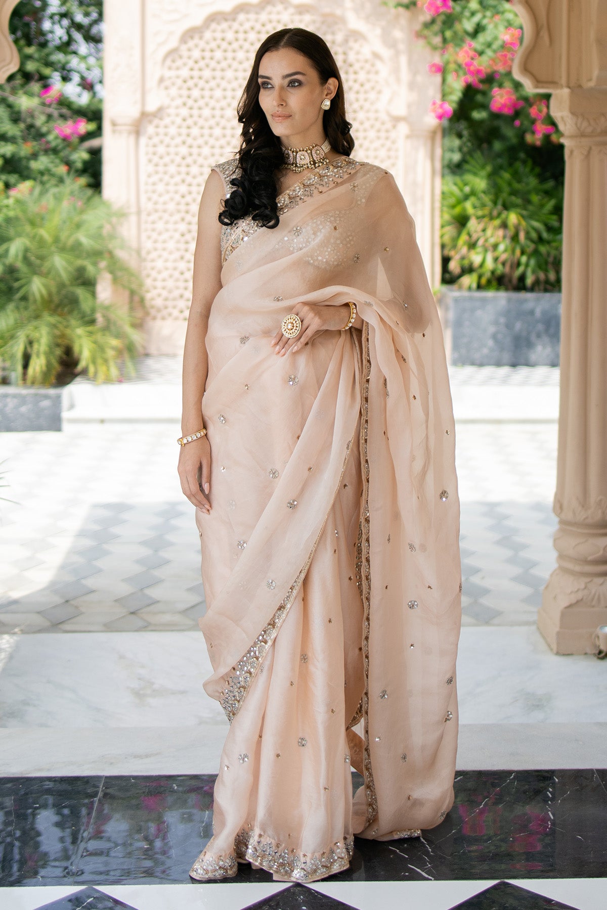 Blush Pink Saree