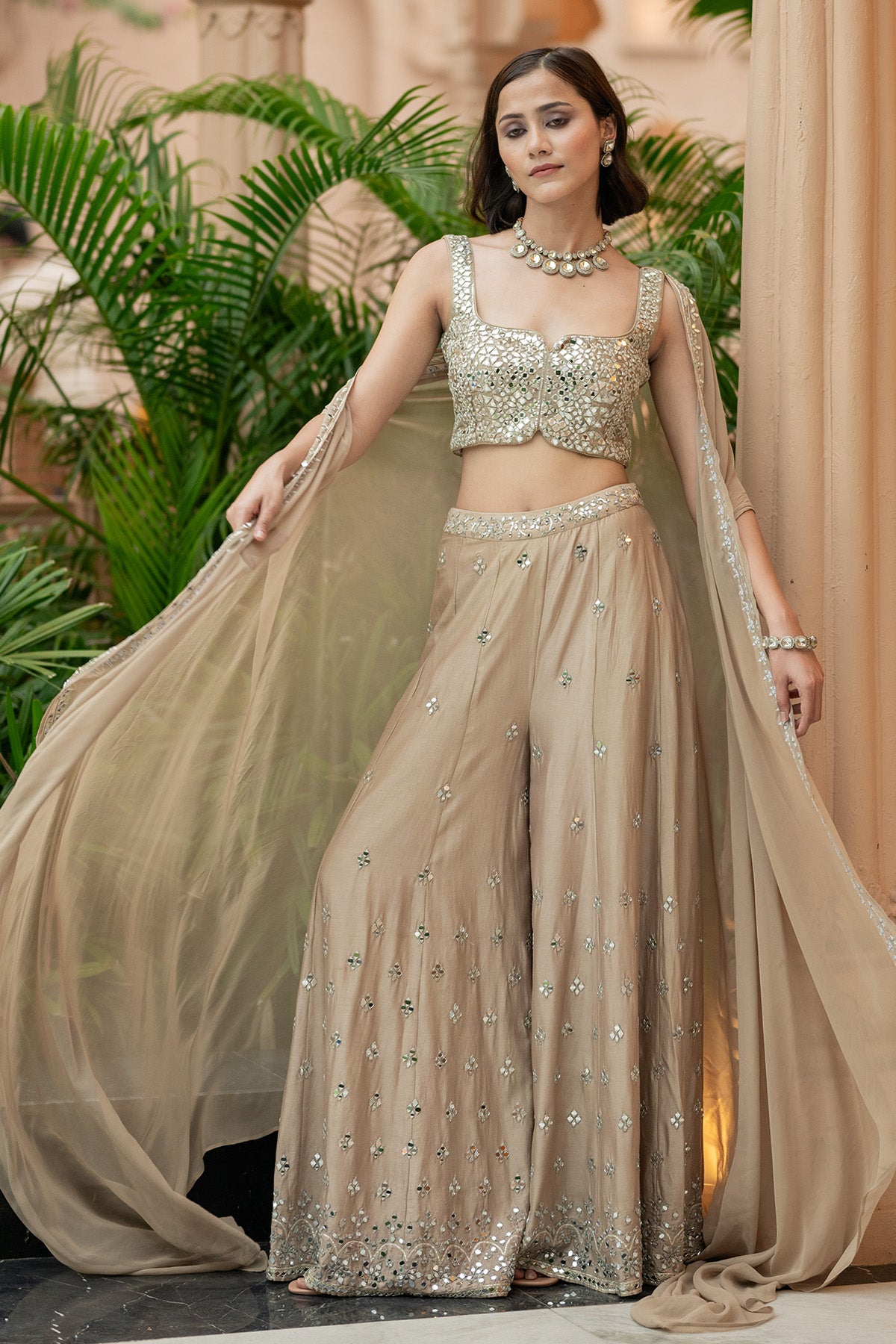 Brown cape Set