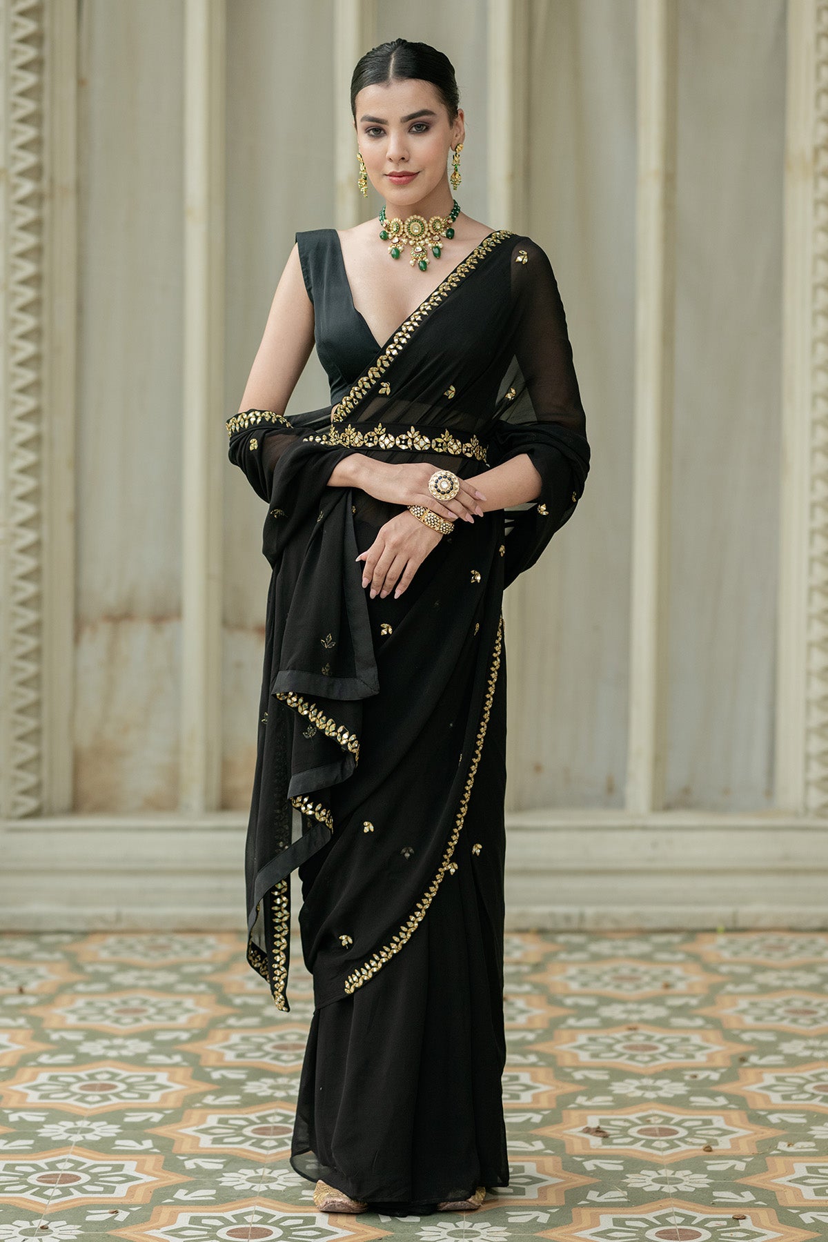 Black Saree