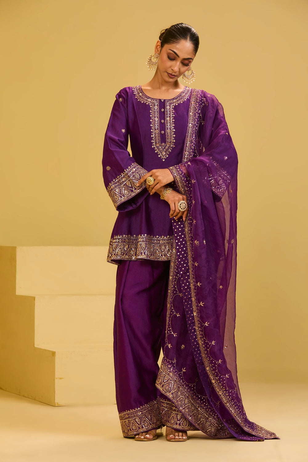 Purple Salwar Set