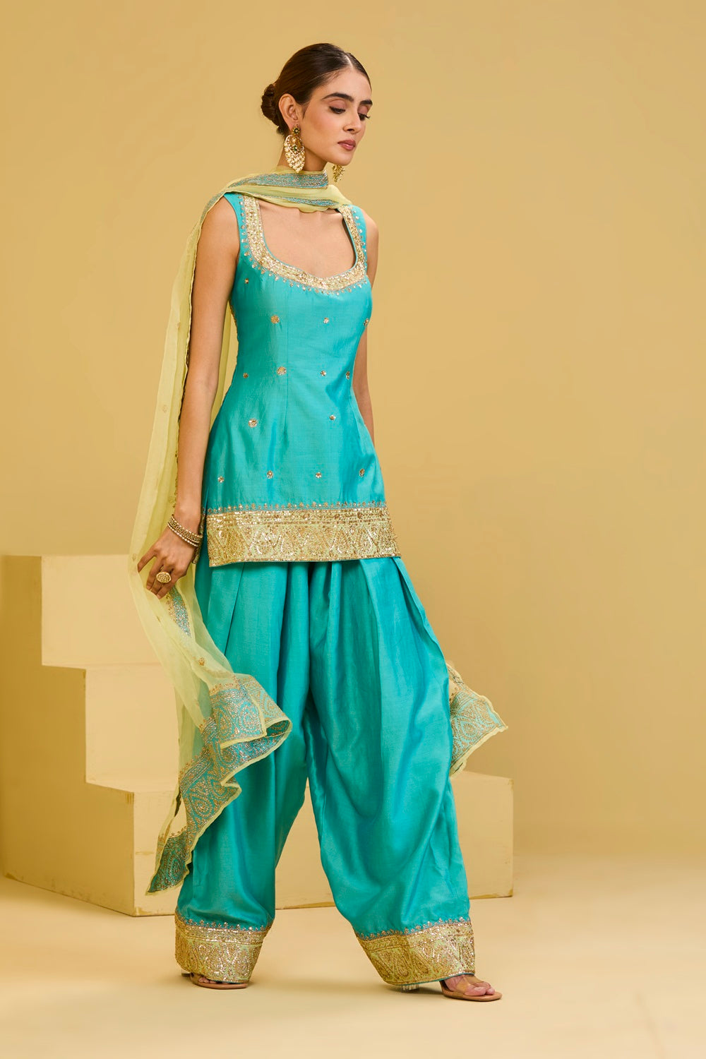 Sky Blue Salwar Set