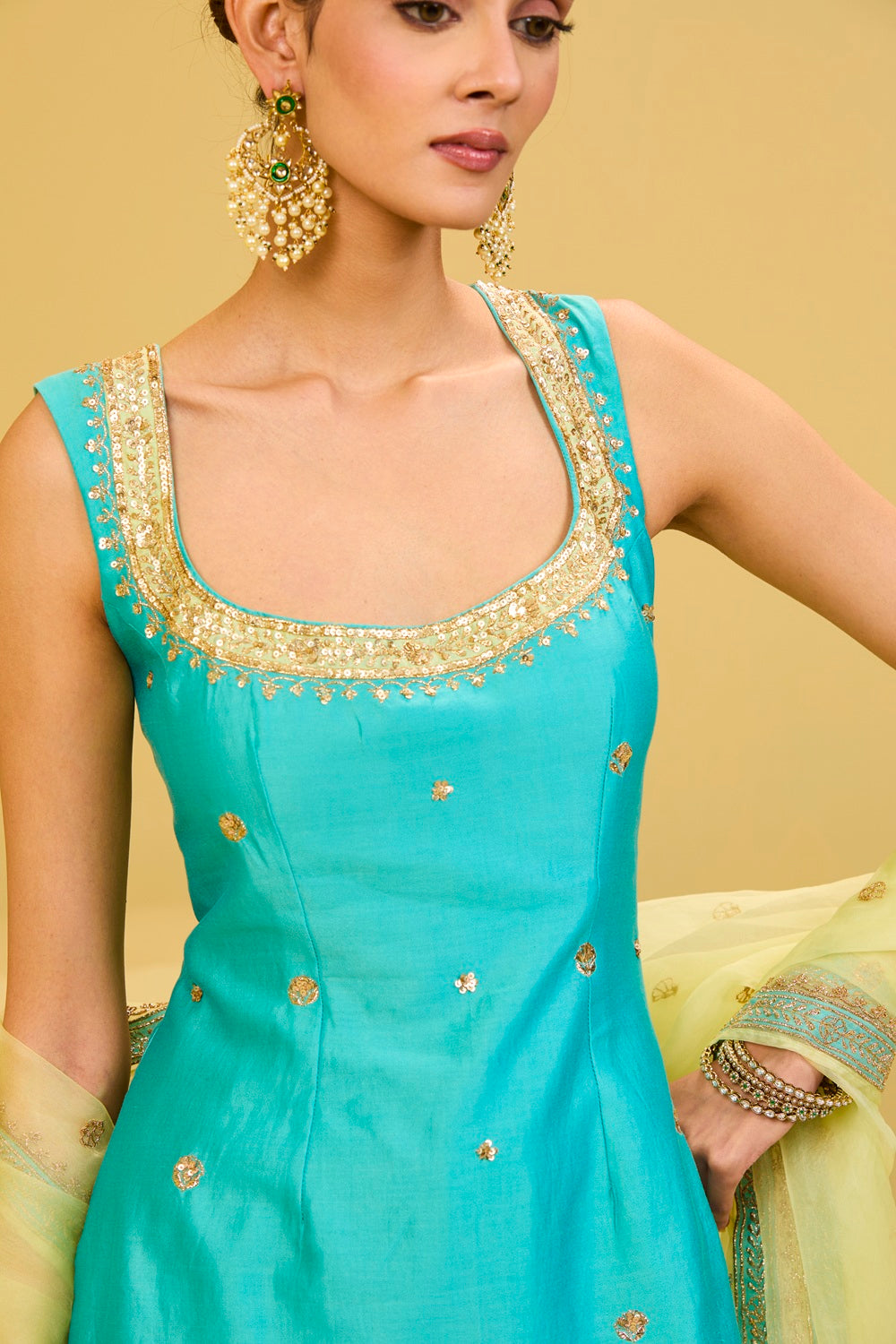 Sky Blue Salwar Set