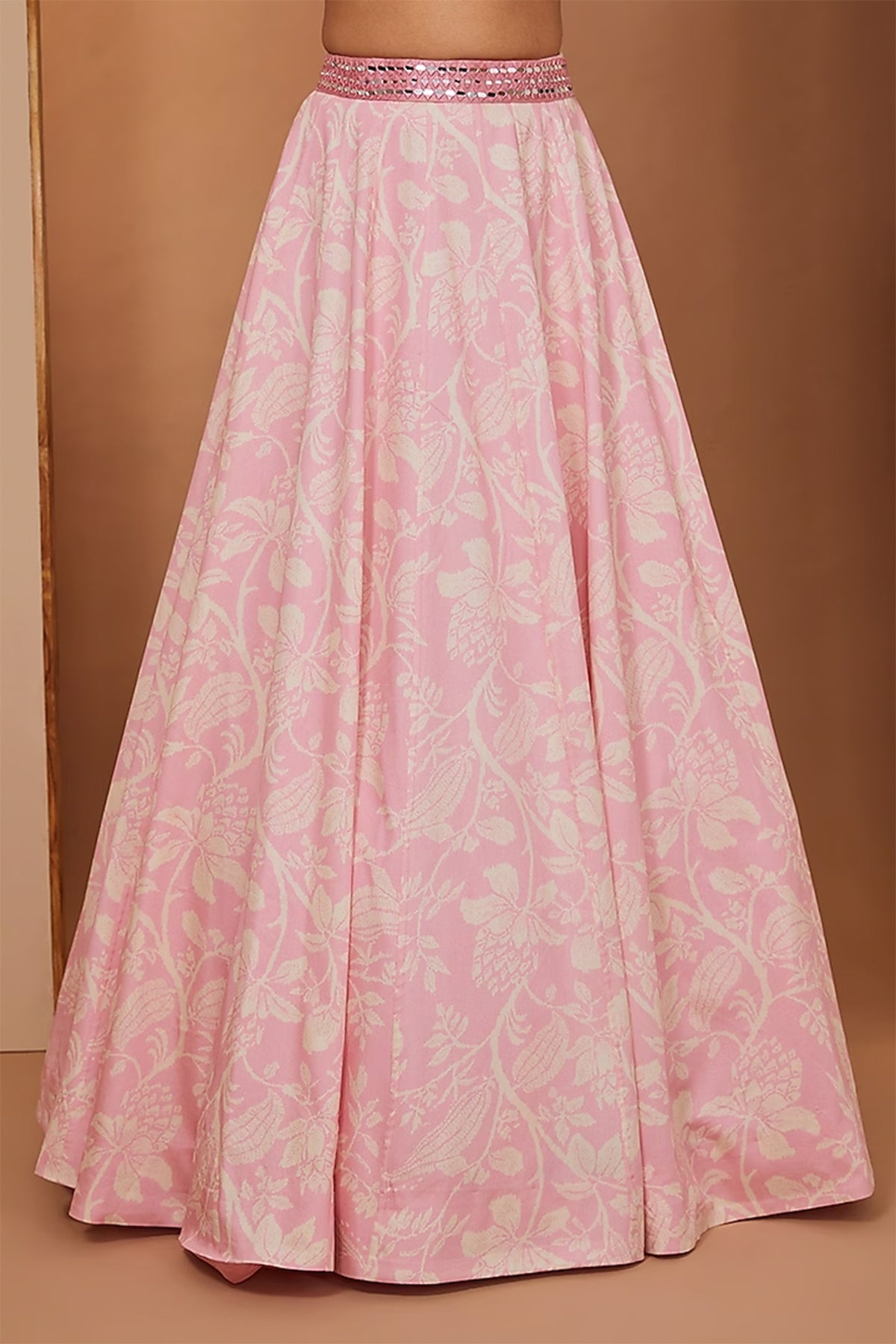 pink lehenga set