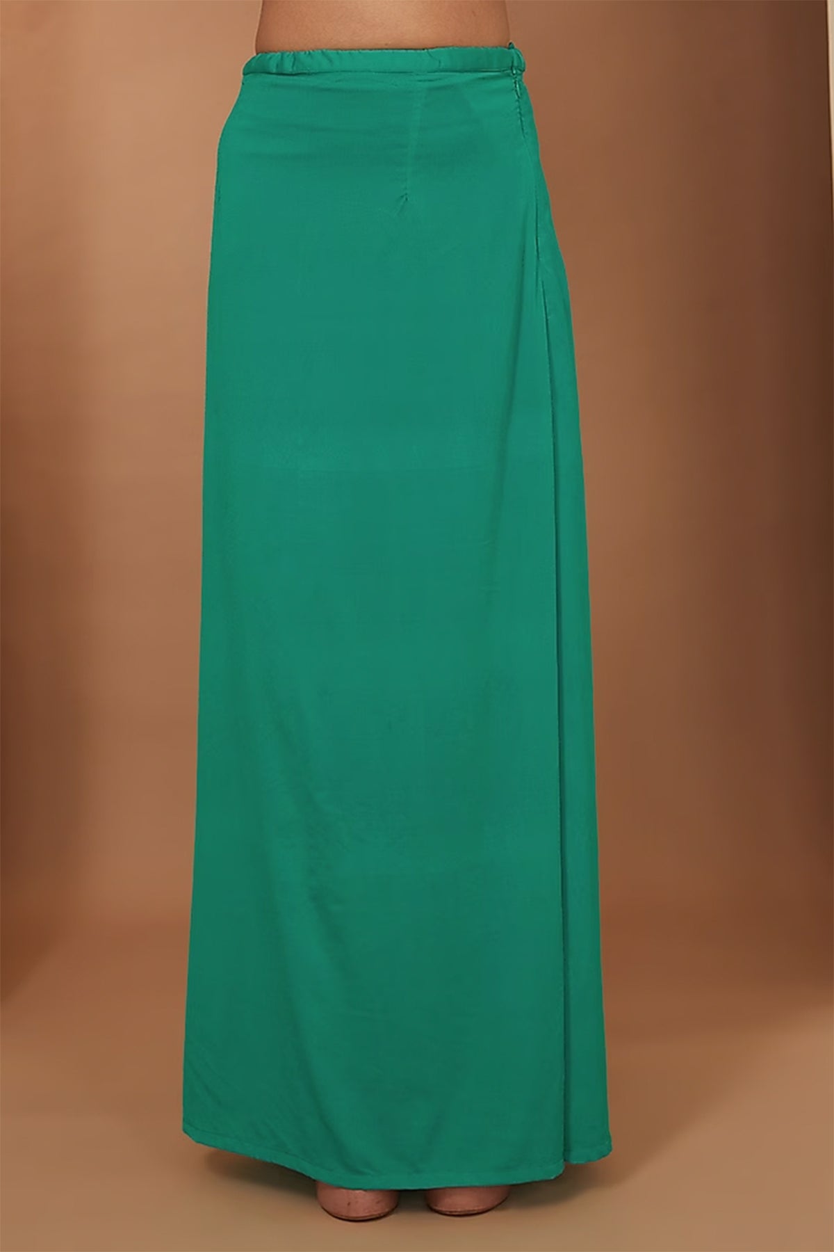 teal georgette saree