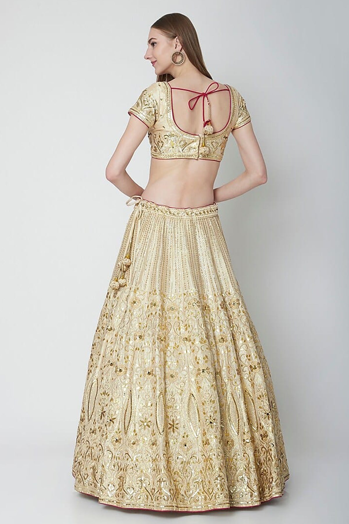 Off white Lehenga set