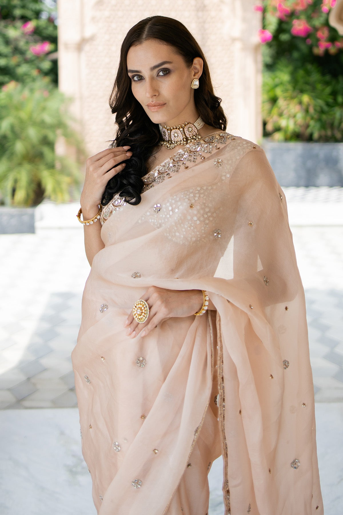 Blush Pink Saree