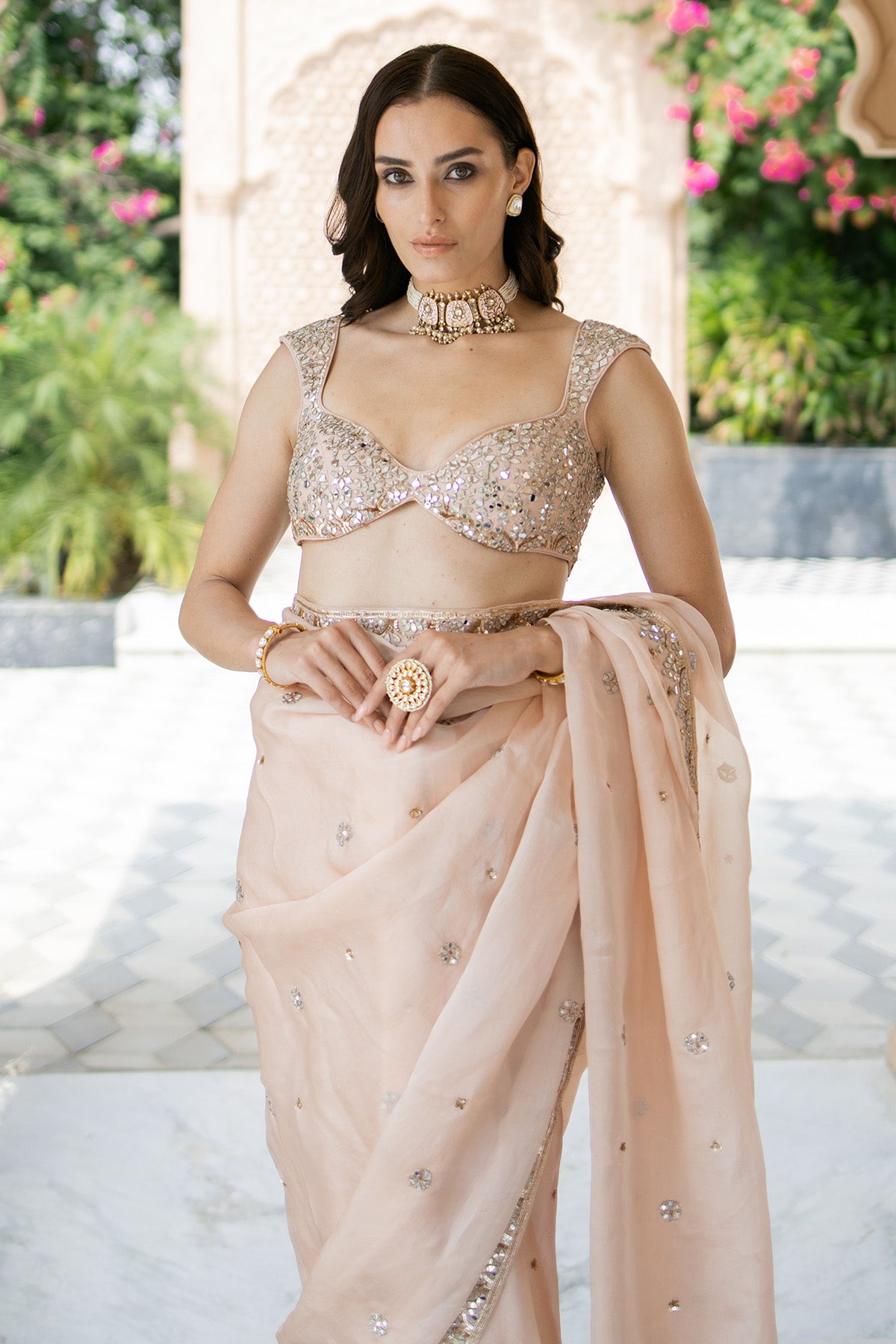 Blush Pink Saree