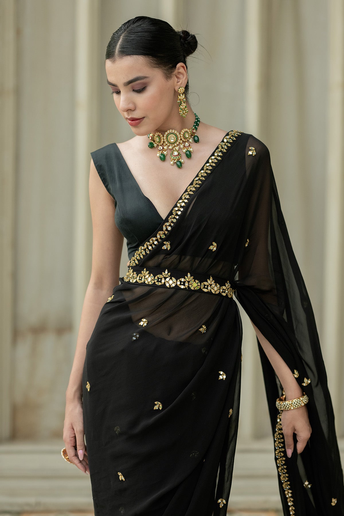 Black Saree